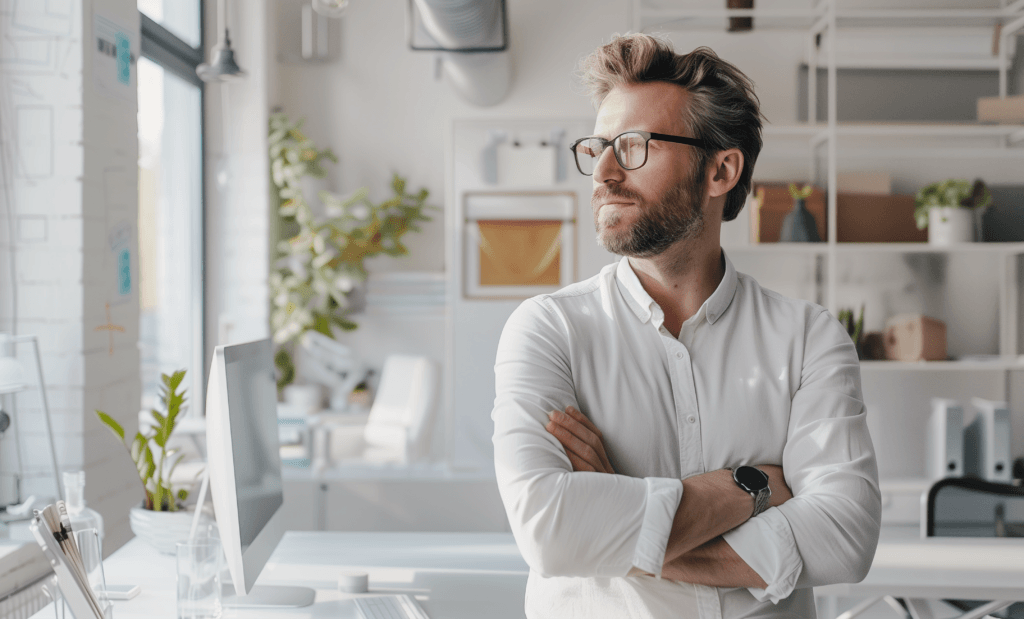 Dirigeante faisant le point sur l'organisation administrative de son entreprise