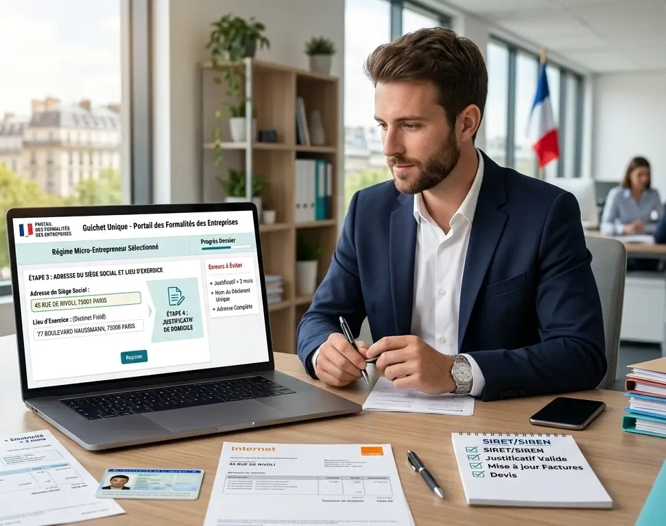 Changement adresse entreprise individuelle : la marche à suivre