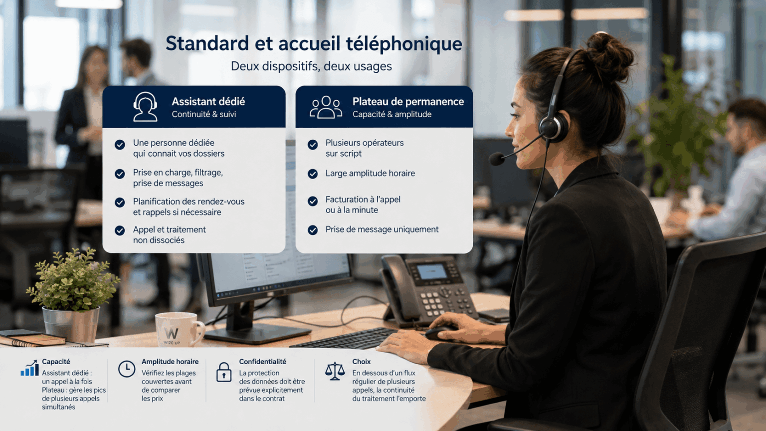 Standard et accueil téléphonique externalisé