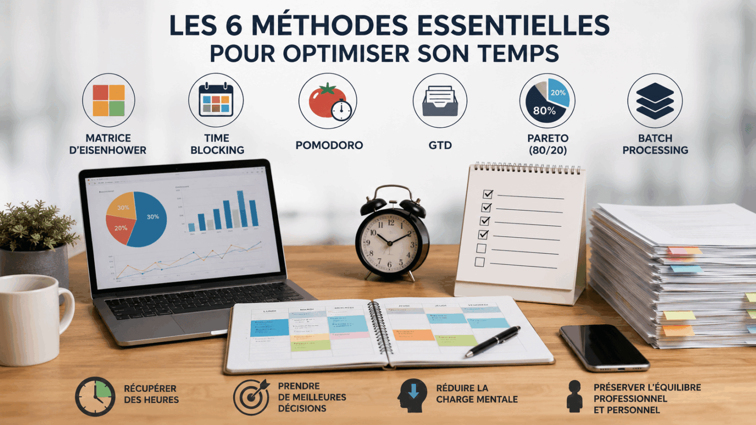Les 6 méthodes essentielles pour optimiser son temps